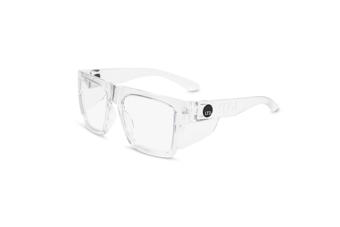 Rambler Clear Gloss Frame with Clear Lens – Safety Glasses