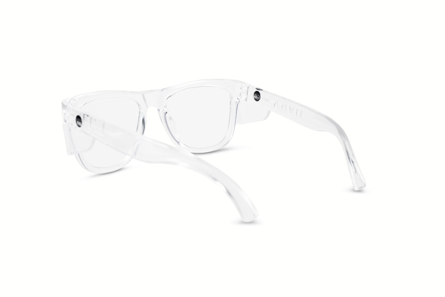 Anvil Clear Gloss Frame with Clear Lens – Safety Glasses