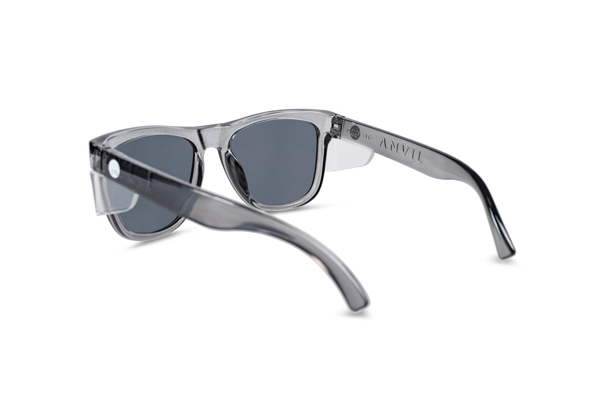 ANVIL Grey Gloss Frame with Grey Lens – Safety Glasses