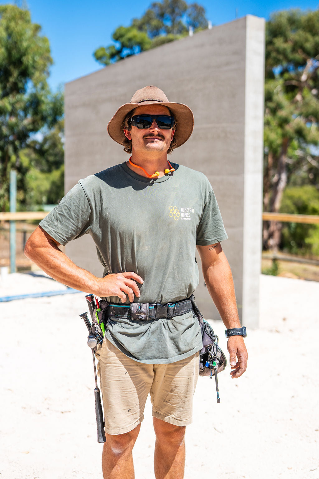 Rambler Matte Black Frame with Grey Lens – Safety Glasses