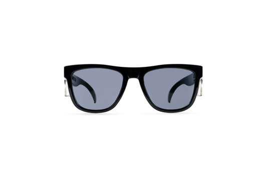 Anvil Black Gloss Frame with Grey Lens – Safety Glasses