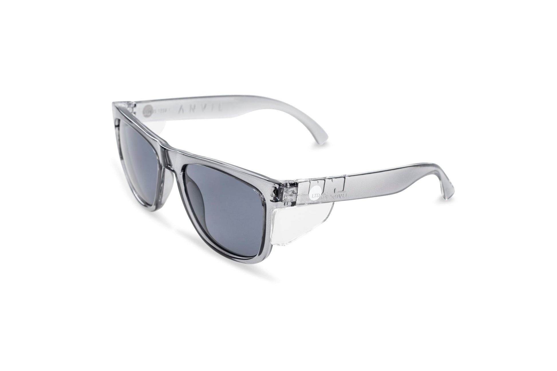 ANVIL Grey Gloss Frame with Grey Lens – Safety Glasses