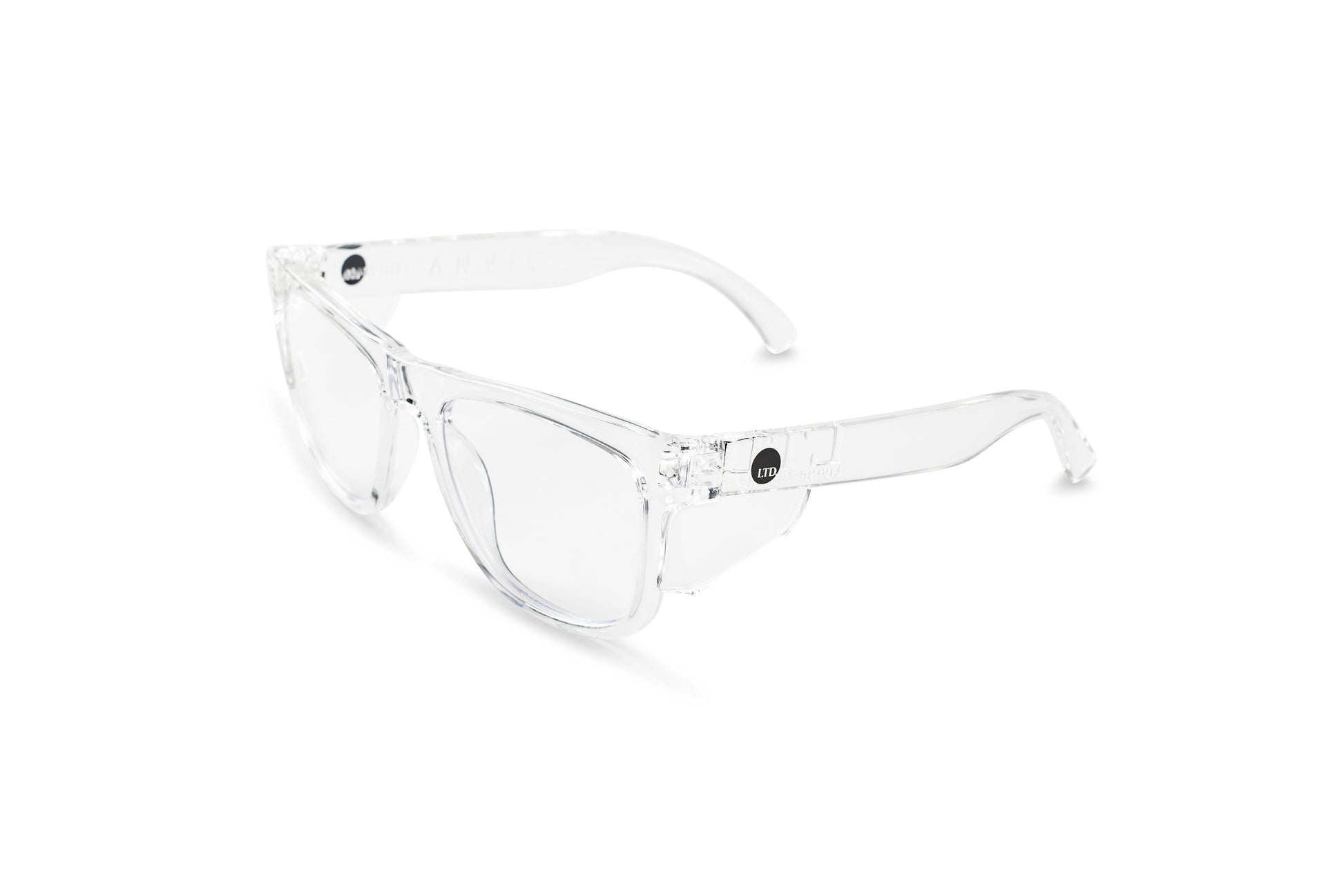 Anvil Clear Gloss Frame with Clear Lens – Safety Glasses