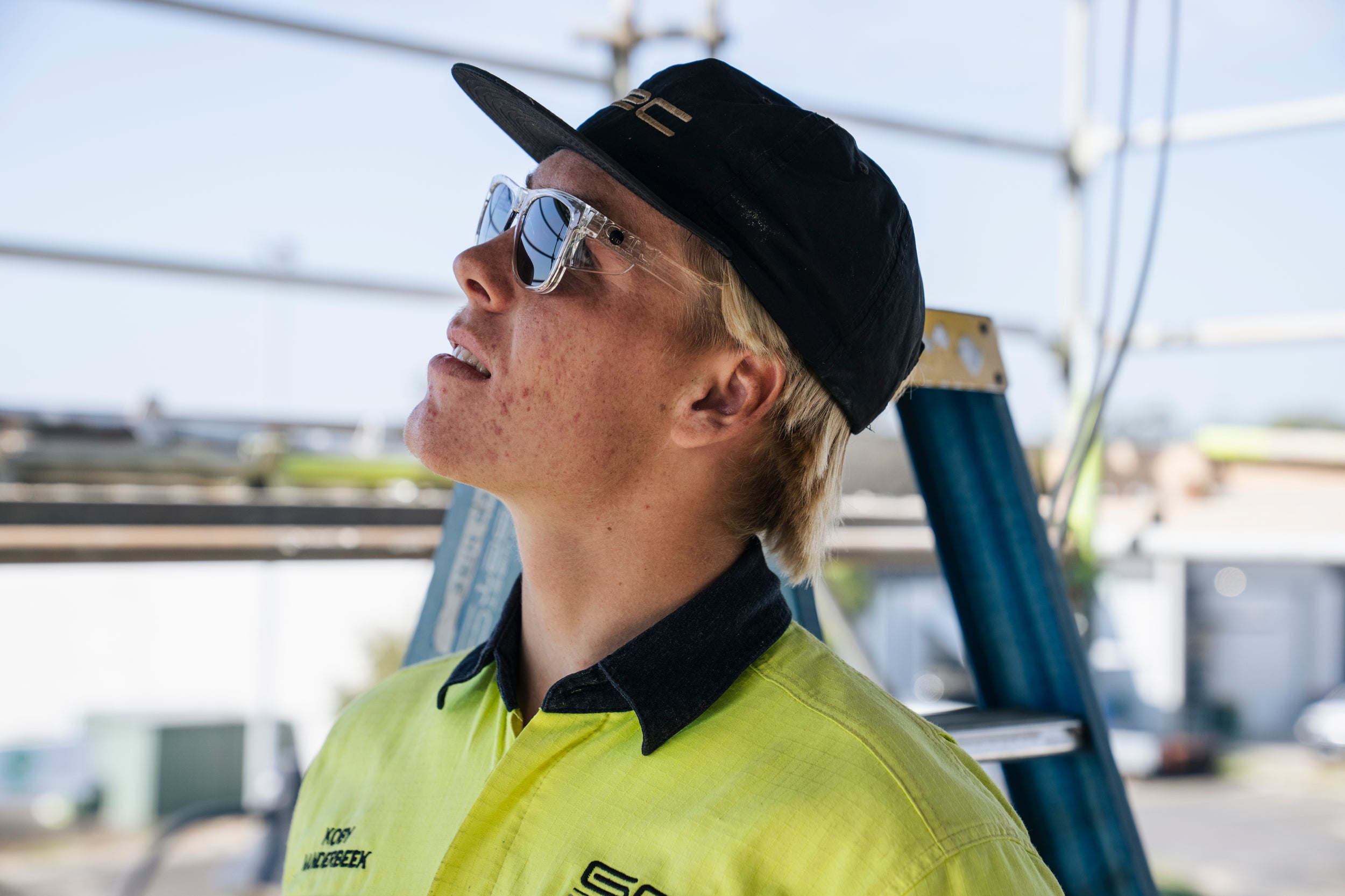 Clear Gloss Frame with Grey Lens – Safety Glasses