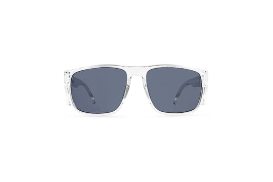 Flux Clear Gloss Frame with Grey Lens – Safety Glasses