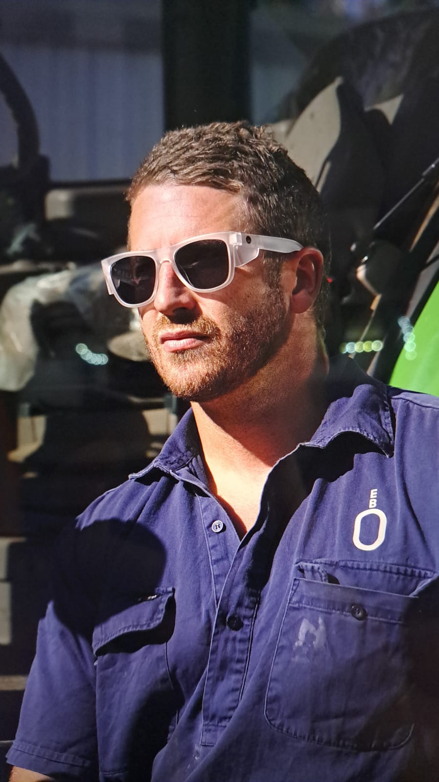 Anvil Matte Gloss Frame with Grey Lens – Safety Glasses